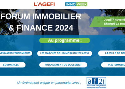 Forum Immobilier & Finance Jeudi 7 novembre